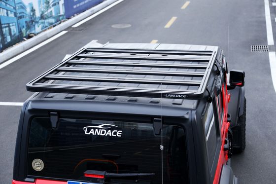 Étagère de toit pour porte-bagages universel pour Jeep Wrangler Jl en manteau noir