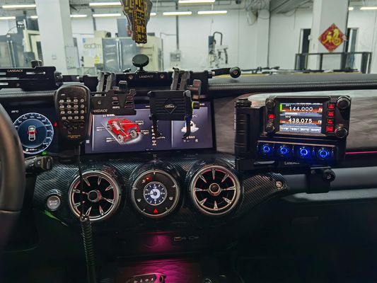 Jeep Wrangler JL Panneau avant Panneau de commutation en aluminium avec certificat ISO9001 2015