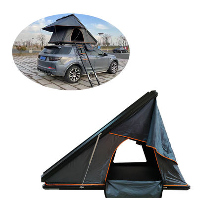 Tente de toit triangulaire 4x4 hors route avec coque d'aluminium dur et polyester imperméable
