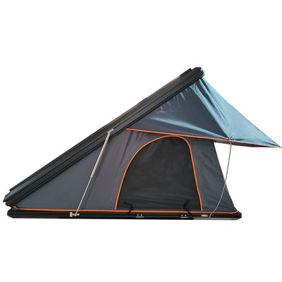 Tente de toit triangulaire 4x4 hors route avec coque d'aluminium dur et polyester imperméable