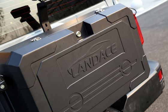 700X450X317MM hors route Porte arrière en aluminium Jeep Boîte de rangement extérieure pour réservoir 300 BJ40