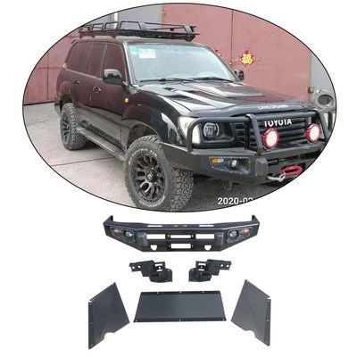 ABS en acier inoxydable, pare-chocs avant universel, protecteur de voiture pour Lc100