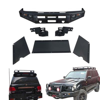 ABS en acier inoxydable, pare-chocs avant universel, protecteur de voiture pour Lc100
