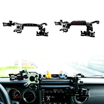 Porte-téléphone multi-fonction noir 4x4 Wrangler JL Console centrale