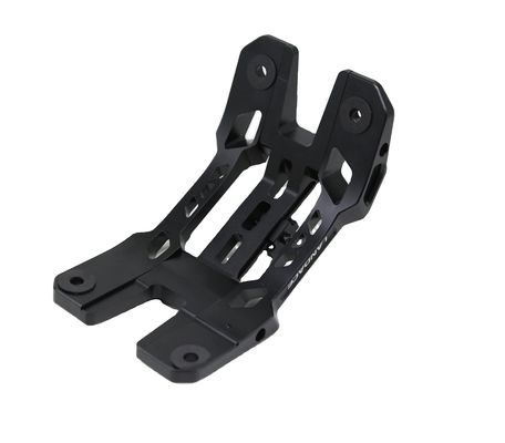Des supports de montage de lumière argentée hors route Wrangler avec conception usinée CNC de haute qualité