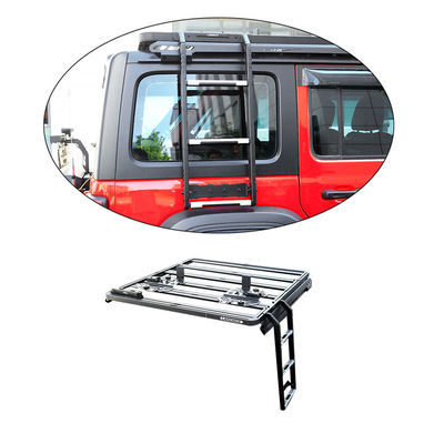 Échelle latérale en revêtement en poudre pour Jeep Wrangler JK 833*400*261mm
