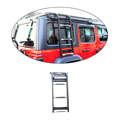 Accessoires universels Escalier latéral déployable sur le toit pour Jeep WranglerJK WranglerJL