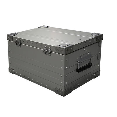 Boîte de cuisine de camping portable en alu