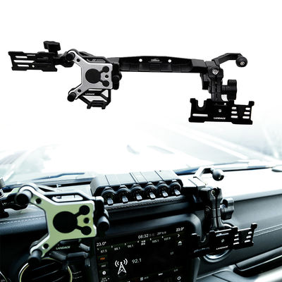 Jeep 210 * 65 * 38mm centre de console porte-téléphone à support avec panneau de commutation de voiture sans fil