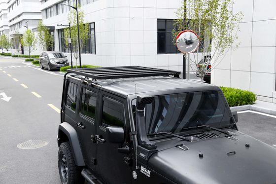 20 kg de poids corporel, revêtu de poudre noire sur le toit de voiture, porte-bagages pour les activités de camping