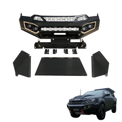 Car Make Dmax 2021 Bumpers avant en acier Garde de carrosserie Kit Bull Bar Bumpers de voiture pour ISUZU