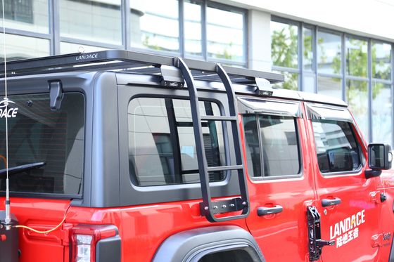 Échafaudage de voiture JEEP Échafaudage de toit en aluminium noir pour les environnements difficiles