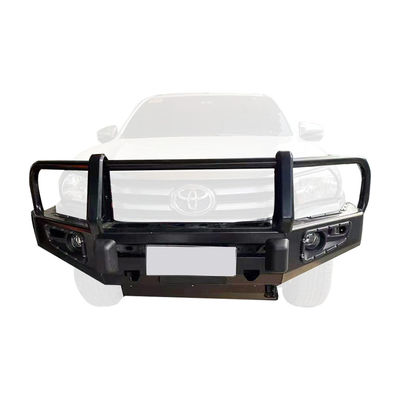 Pare-chocs avant revêtu de poudre pour Toyota Hilux Steel Body Kit Bull Bar pour 4x4 hors route