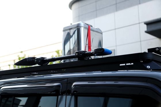 Tanc à bagages à profil bas noir en alliage d'aluminium 4X4 300 accessoires support de rails de toit pour GWM
