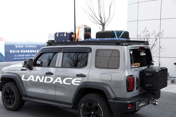 Tanc à bagages à profil bas noir en alliage d'aluminium 4X4 300 accessoires support de rails de toit pour GWM