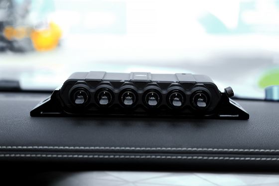 Électrophoresie et revêtement en poudre Panneau de commutation 6 gang pour lampe de travail universelle 4x4 automobile