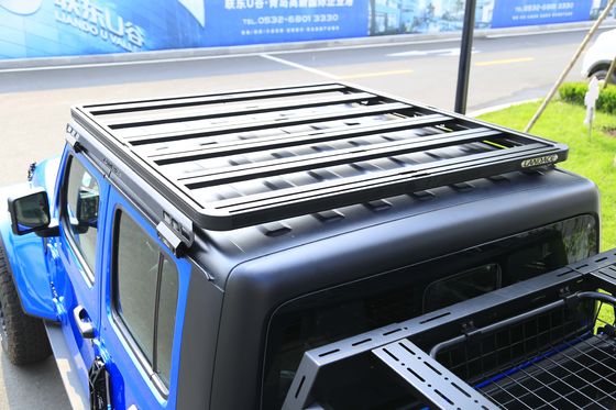 Jeep Jt Roof Rack Installation facile Rinceau de pluie Montage Matériau en alliage d'aluminium