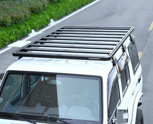 Plateau de toit en alliage d'aluminium pour Toyota LC76 4x4 personnalisé pour les véhicules d'aventure