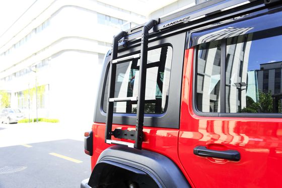 2018- WranglerJK WranglerJL Escalier latéral pliable noir usiné par CNC pour Jeep Rubicon