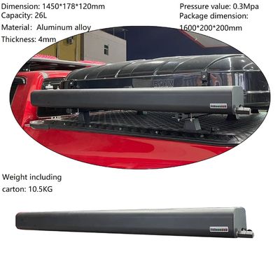 26L 30L noir réservoir d'eau sous pression camionnette porte-lit porte-toiture pour l'affichage de pulvérisation