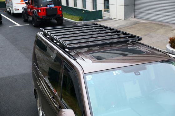Montage de toit Multivan universel 4X4 Slim Plate à profil bas en alliage d'aluminium Plateforme de toit de voiture pour VW