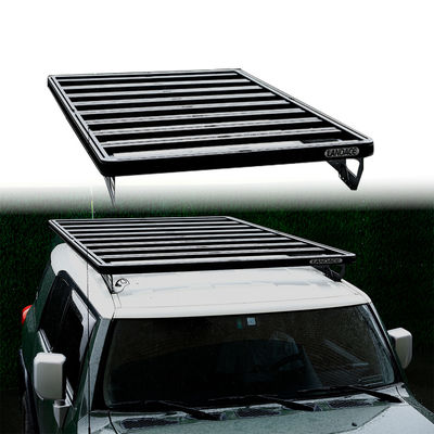Un design unique sur le toit monté sur le panier de chargement pour Toyota FJ Noir et personnalisé
