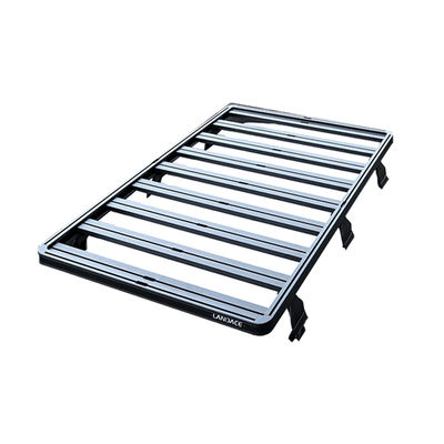 Off-road Land Cruiser Série LC76 4x4 Monture de support de toit en noir AL6063 SS304 pour Toyota
