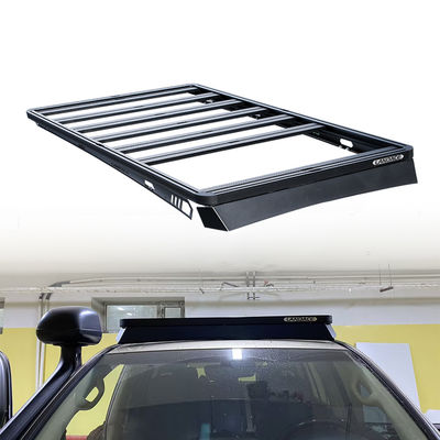 Processus de découpe au laser de panier de toit en aluminium noir pour 4Runner Car Top Cargo Carrier