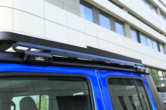 JEEP 1390X1400X400 Barre à rouleaux en poudre noire revêtue de support de chargement pour accessoires extérieurs