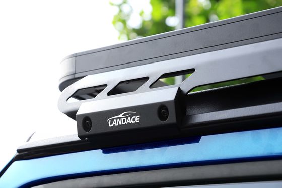JEEP 1390X1400X400 Barre à rouleaux en poudre noire revêtue de support de chargement pour accessoires extérieurs