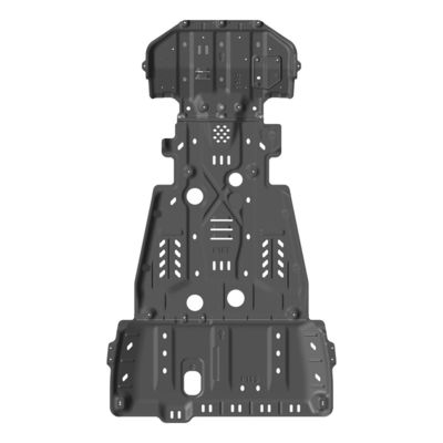 Plaque de dérapage en métal noir pour moteur et transmission Toyota LC100 en alliage de magnésium