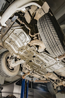 Plaque de dérapage en métal noir pour moteur et transmission Toyota LC100 en alliage de magnésium