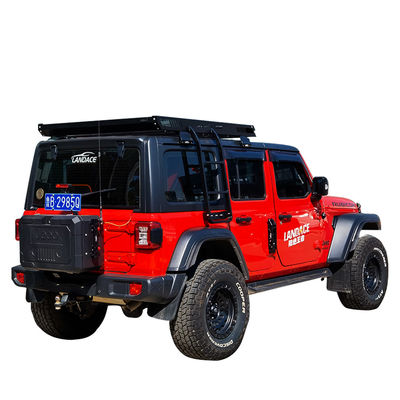 4x4 tout-terrain support de toit en alliage d'aluminium bagage panier de toit de voiture en noir 1455*1425*113mm