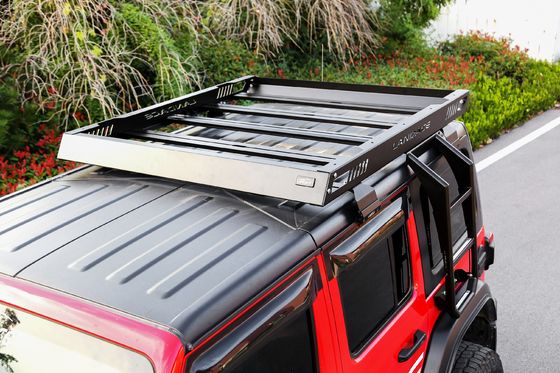 Supérieur- AL6063 SS304 4X4 alliage d'aluminium Supérieur Roof Rack Porteur de fret pour Jeep Wrangler JL