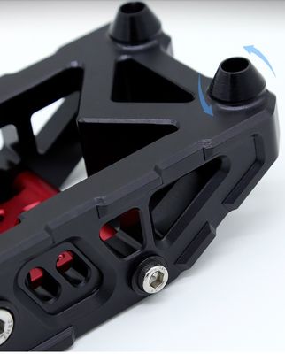 Pedale de piédestal pliable métallique pour les accessoires extérieurs de voiture