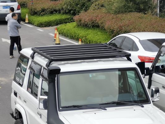 Monture de toit en alliage d'aluminium panier de toit de voiture pour Toyota FJ Cruiser en finition noire