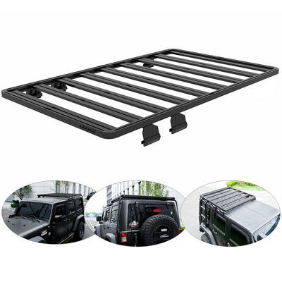 28 kg 4X4 Wrangler en alliage d'aluminium JK 4 portes porte-bagages plat porte-bagages pour Jeep