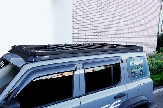 AL6063 SS304 4X4 réservoir 300 alliage d'aluminium Roof de bagages universel rails panier de voiture racks de toit pour GWM