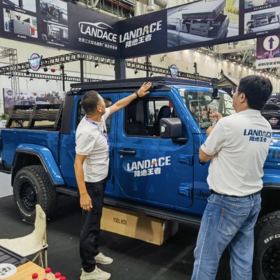 JEEP Compatible en poudre revêtue réglable Bar en rouleau de ramassage sur le toit Tente camion porte-lit