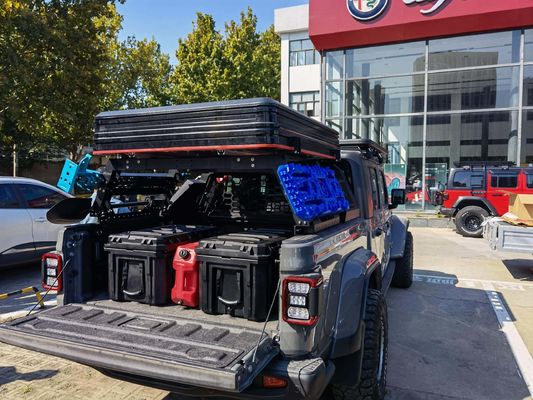Plateau de rangement pour lits de camions universel Fabrication directe Barre de roulement sport rétractable 1336*1540*500mm