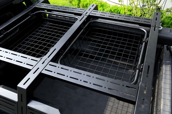 Installation d'une barre de roulement universelle en acier Mn pour le camionnette Nissan Navara NP300