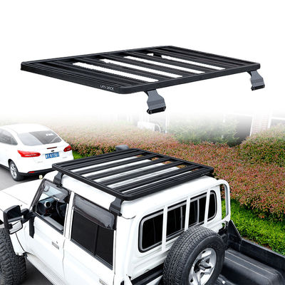 Camion de récupération en alliage d'aluminium 4x4 Roof Racks recouverts de poudre noire paniers Design durable