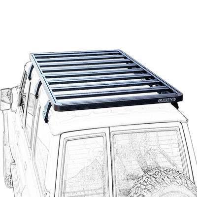 Barre croisée pour le toit de voiture en alliage d'aluminium noir pour le SUV Ford Ranger