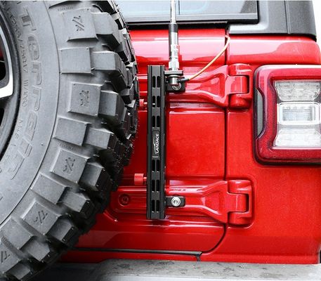 Porte-drapeau en aluminium noir haut pour 4x4 hors route