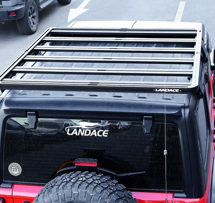 Étagère à bagages multifonctionnelle en alliage d'aluminium pour Wrangler Long Style utilisée pour transporter des bagages
