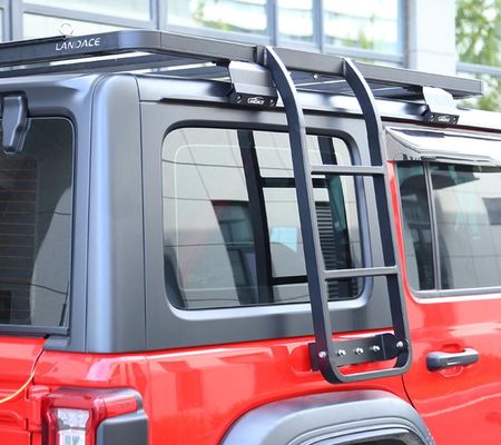Étagère à bagages multifonctionnelle en alliage d'aluminium pour Wrangler Long Style utilisée pour transporter des bagages