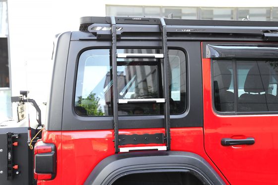 Échafaudage de toit en alliage d'aluminium noir échelle latérale pour réservoir 300 Parfait pour les véhicules 4x4