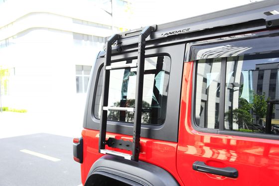 Échafaudage de toit en alliage d'aluminium noir échelle latérale pour réservoir 300 Parfait pour les véhicules 4x4