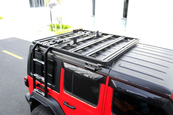 Échafaudage de toit en alliage d'aluminium noir échelle latérale pour réservoir 300 Parfait pour les véhicules 4x4