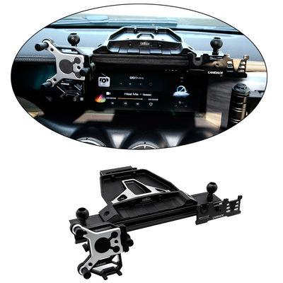 Support de console centrale en alliage d'aluminium anodisant dur usiné CNC pour réservoir JEEP 300